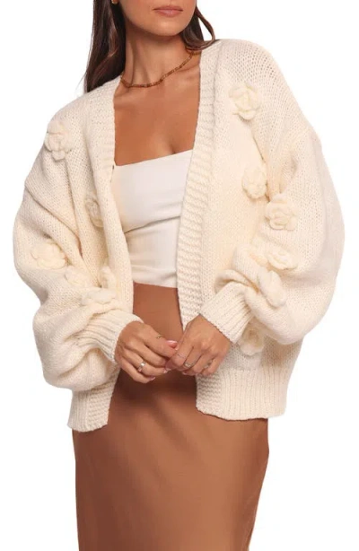 Petal And Pup Petal & Pup Doralee Rose Cardigan In White