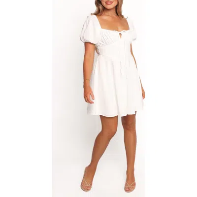Petal And Pup Petal & Pup Eliska Puff Sleeve Minidress In Multi