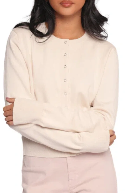 Petal And Pup Petal & Pup Elita Snap Front Cardigan In Neutral