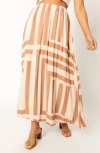 Petal And Pup Petal & Pup Elke Pleated Maxi Skirt In Multi