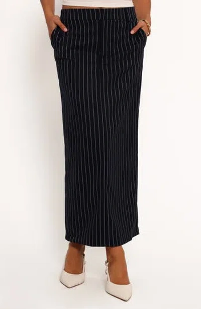 Petal And Pup Petal & Pup Ellory Pinstripe Maxi Skirt In Multi