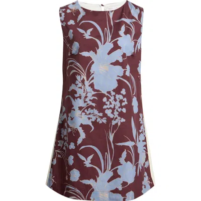 Petal And Pup Petal & Pup Elorna Sleeveless Minidress In Burgundy