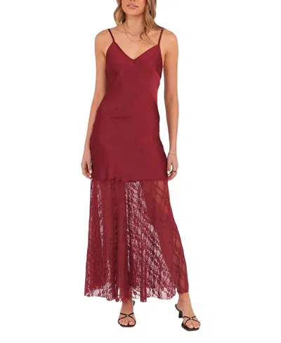 Petal And Pup Elowyn Maxi Dress In Red