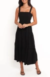 Petal And Pup Petal & Pup Elvia Fit & Flare Maxi Dress In Black