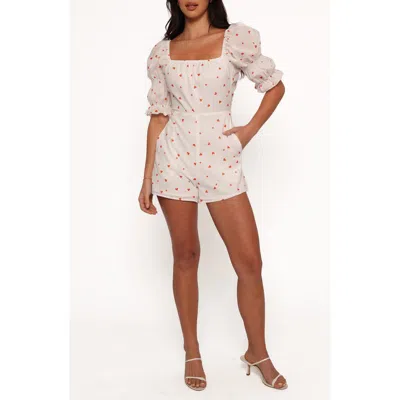 Petal And Pup Petal & Pup Emerson Cotton Romper In White
