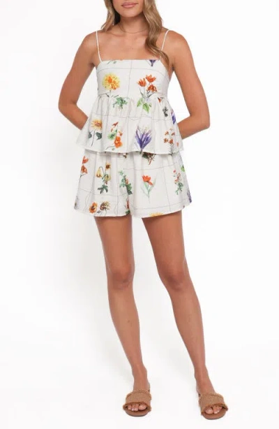 Petal And Pup Petal & Pup Emilie Cami & Shorts Set In White