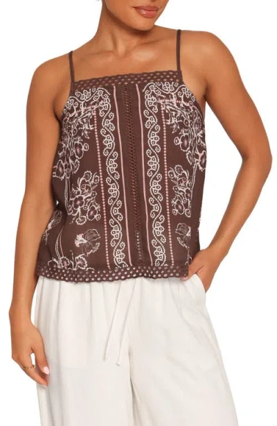 Petal And Pup Petal & Pup Erina Eyelet Detail Tank In Multi