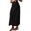 Petal And Pup Petal & Pup Finley Linen Maxi Skirt In Black