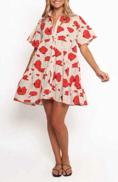 Petal And Pup Petal & Pup Floral Button-up Shirtdress In Multi