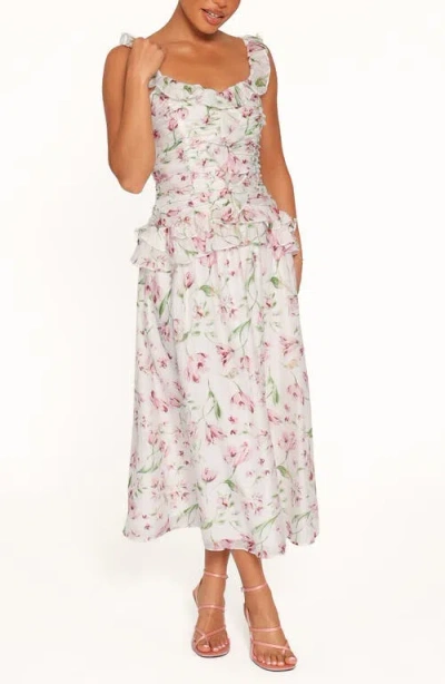 Petal And Pup Petal & Pup Garcia Midi Dress In White