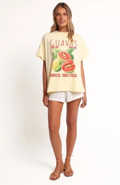 Petal And Pup Petal & Pup Guavas Oversize Cotton Graphic T-shirt In Multi