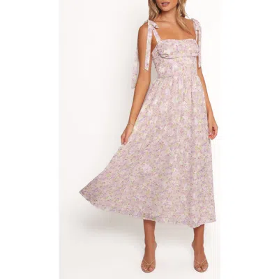 Petal And Pup Petal & Pup Hayden Floral Mesh Maxi Sundress In Multi