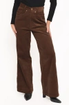 Petal And Pup Petal & Pup Jacob Corduroy Boyfriend Jeans In Brown