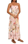 Petal And Pup Petal & Pup Jaymes Cotton Maxi Dress In Pink
