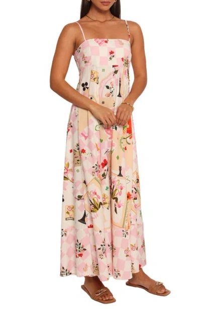 Petal And Pup Petal & Pup Jaymes Cotton Maxi Dress In Pink