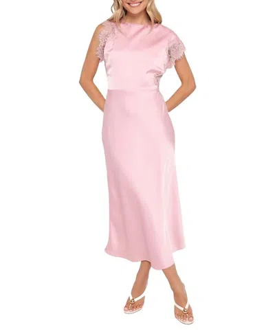 Petal And Pup Jenelle Maxi Dress In Pink