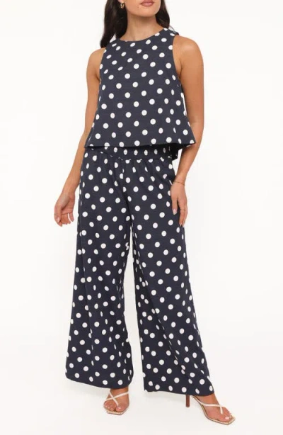 Petal And Pup Petal & Pup Jillian 2-piece Smocked Pant Set In Blue