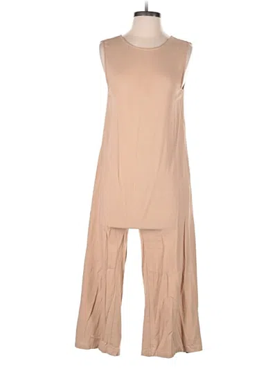 Pre-owned Petal And Pup Jumpsuit In Brown