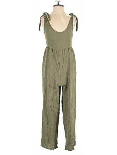 Pre-owned Petal And Pup Jumpsuit In Green