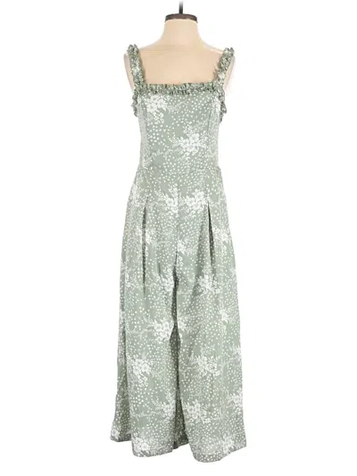 Pre-owned Petal And Pup Jumpsuit In Green
