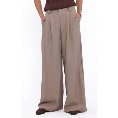 Petal And Pup Petal & Pup Kathryn Wide Leg Pants In Brown
