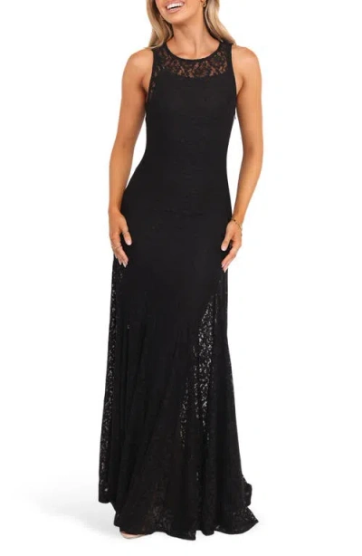 Petal And Pup Petal & Pup Keani Lace Maxi Dress In Black