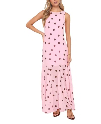 Petal And Pup Keani Maxi Dress In Pink