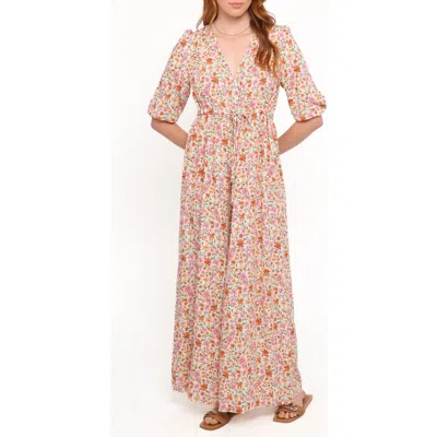 Petal And Pup Petal & Pup Kelda Floral Print Wide Leg Jumpsuit In Multi