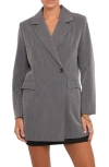 Petal And Pup Petal & Pup Kerryn Pinstripe Blazer In Gray