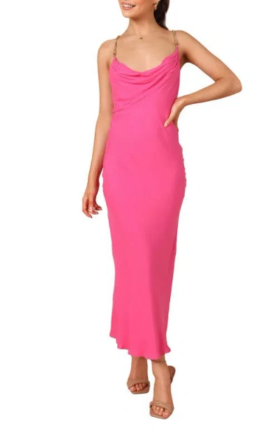 Petal And Pup Petal & Pup Khaleesi Open Back Cotton Blend Slip Midi Dress In Multi