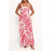 Petal And Pup Petal & Pup Kiera Print Maxi Dress In Red