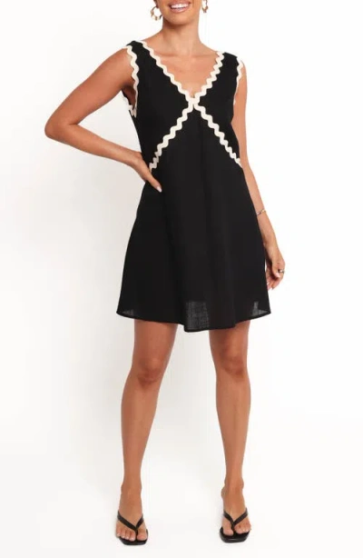 Petal And Pup Petal & Pup Lark Minidress In Black