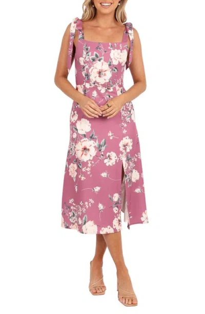 Petal And Pup Petal & Pup Laurel Floral Print Sundress In Pink