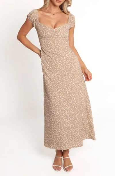 Petal And Pup Petal & Pup Leire Floral Maxi Dress In Brown