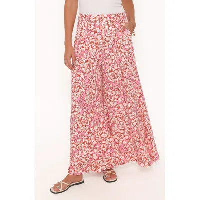 Petal And Pup Petal & Pup Lessie Floral Print Wide Leg Pants In Multi