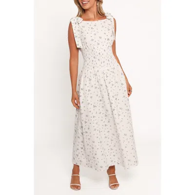Petal And Pup Petal & Pup Leticia Tie Strap Maxi Dress In Multi