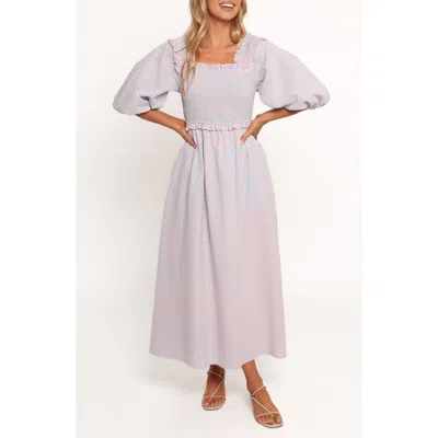 Petal And Pup Petal & Pup Lillie Gingham Midi Dress In Pink