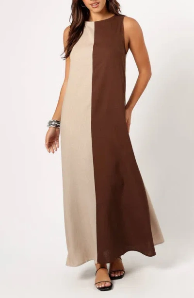 Petal And Pup Petal & Pup Lindi Colorblock Maxi Dress In Multi