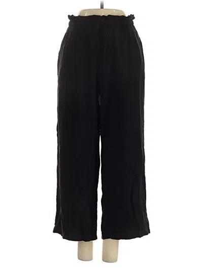 Pre-owned Petal And Pup Linen Pants In Black