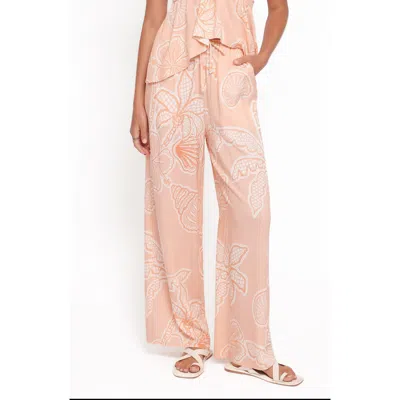 Petal And Pup Petal & Pup Lira High Waist Floral Print Pants In Pink