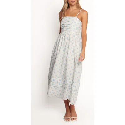 Petal And Pup Petal & Pup Lisette A-line Midi Dress In Blue