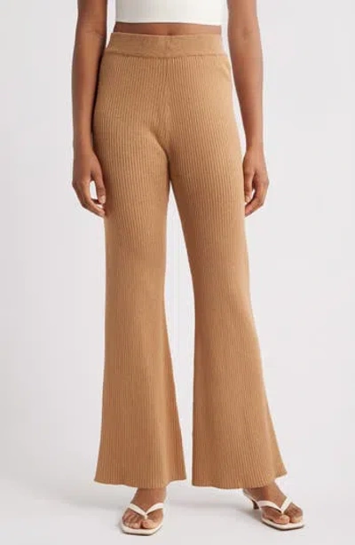 Petal And Pup Petal & Pup Lizbeth Knit Pants In Brown