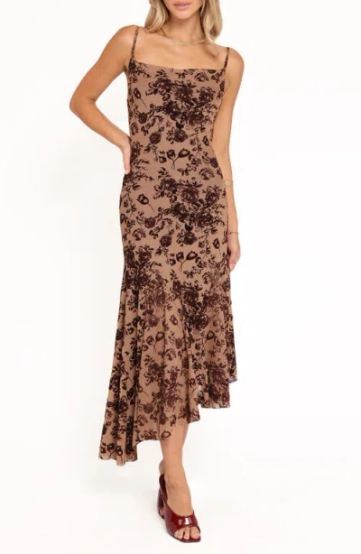 Petal And Pup Petal & Pup Lolita Floral Print Midi Dress In Multi