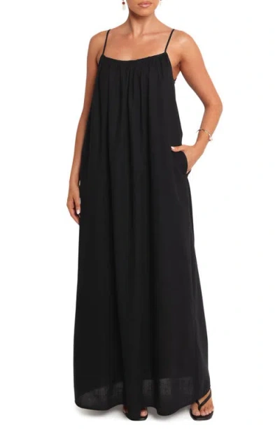 Petal And Pup Petal & Pup Lumina Sleeveless Maxi Dress In Black