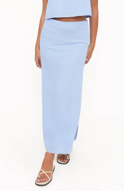 Petal And Pup Petal & Pup Madison Maxi Skirt In Blue