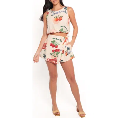 Petal And Pup Petal & Pup Maggie Bubble Hem Tank & Skort Set In Multi