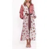 Petal And Pup Petal & Pup Maiden Long Sleeve Shirtdress In Multi