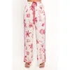Petal And Pup Petal & Pup Malta Mixed Print Drawstring Pants In Pink