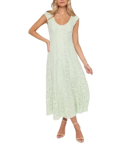 Petal And Pup Mapleton Maxi Dress In Green