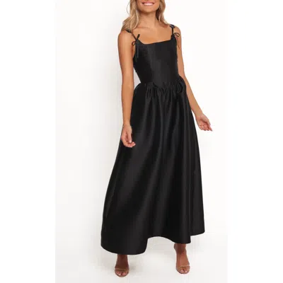 Petal And Pup Petal & Pup Marcelline Fit & Flare Maxi Dress In Black
